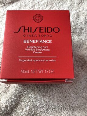 Shiseido Benefiance Brightening & Wrinkle Smoothing Cream 50mL /1.7oz*New In Box